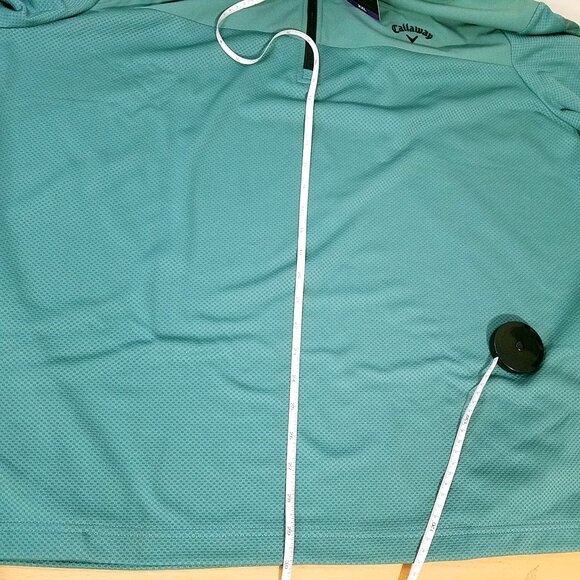 Callaway Men’s Quarter Zip Pullover XXL Green New Golf Sweatshirt Performance - Picture 10 of 16